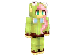 Size: 400x297 | Tagged: safe, artist:dreamcritting, derpibooru import, fluttershy, pegasus, antonymph, fluttgirshy, image, minecraft, minecraft skin, png