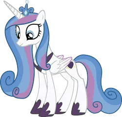 Size: 1920x1852 | Tagged: safe, derpibooru import, edit, vector edit, fancypants, princess cadance, pony, unicorn, ponyar fusion, crown, fusion, image, jewelry, png, recolor, regalia, simple background, smiling, transparent background, vector