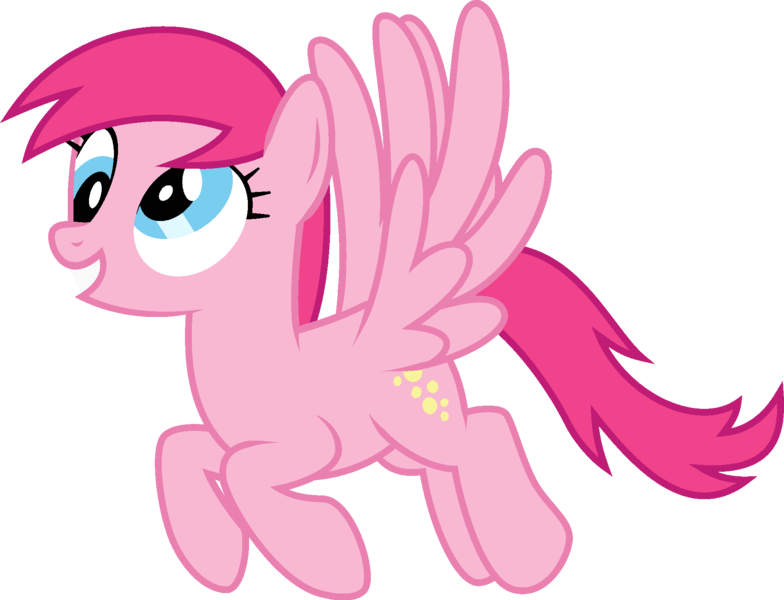 Size: 1920x1469 | Tagged: safe, derpibooru import, edit, vector edit, derpy hooves, pinkie pie, pegasus, pony, ponyar fusion, derp, derpy pie, flying, fusion, image, png, recolor, simple background, smiling, transparent background, vector