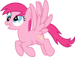 Size: 1920x1469 | Tagged: safe, derpibooru import, edit, vector edit, derpy hooves, pinkie pie, pegasus, pony, ponyar fusion, derp, derpy pie, flying, fusion, image, png, recolor, simple background, smiling, transparent background, vector
