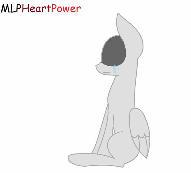 Size: 1024x926 | Tagged: safe, artist:heartpowerxd1, derpibooru import, pegasus, base, crying, image, jpeg, sad, single tear, solo