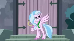 Size: 1280x720 | Tagged: safe, derpibooru import, edit, edited screencap, screencap, silverstream, 1000 hours in ms paint, image, png, snot, snot edit