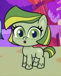 Size: 518x646 | Tagged: safe, derpibooru import, screencap, unnamed character, unnamed pony, earth pony, pony, my little pony: pony life, spoiler:pony life s02e18, :o, background pony, communication shakedown, cropped, female, image, mare, open mouth, png, solo