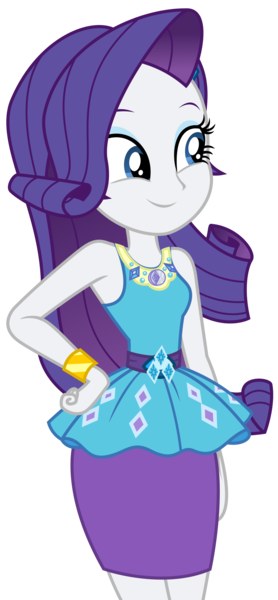 Size: 1500x3238 | Tagged: safe, artist:sketchmcreations, derpibooru import, rarity, equestria girls, equestria girls series, holidays unwrapped, spoiler:eqg series (season 2), bracelet, clothes, dashing through the mall, female, geode of shielding, hand on hip, image, jewelry, magical geodes, png, rarity peplum dress, simple background, skirt, smiling, transparent background, vector