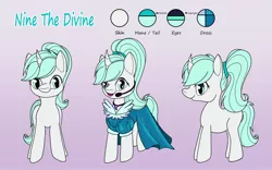 Size: 1920x1200 | Tagged: safe, artist:nine the divine, derpibooru import, oc, oc:nine the divine, pony, unicorn, clothes, crossdressing, dress, image, jpeg, male, reference sheet, stallion