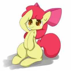 Size: 2069x2087 | Tagged: safe, artist:up_p_ab, derpibooru import, apple bloom, pony, female, filly, image, jpeg, salute, solo