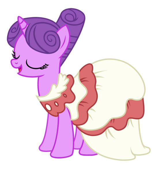 Size: 2603x2867 | Tagged: safe, artist:three uncle, derpibooru import, north star, pony, unicorn, make new friends but keep discord, background pony, clothes, dress, eyes closed, female, gala dress, image, mare, open mouth, png, simple background, smiling, solo, transparent background, vector