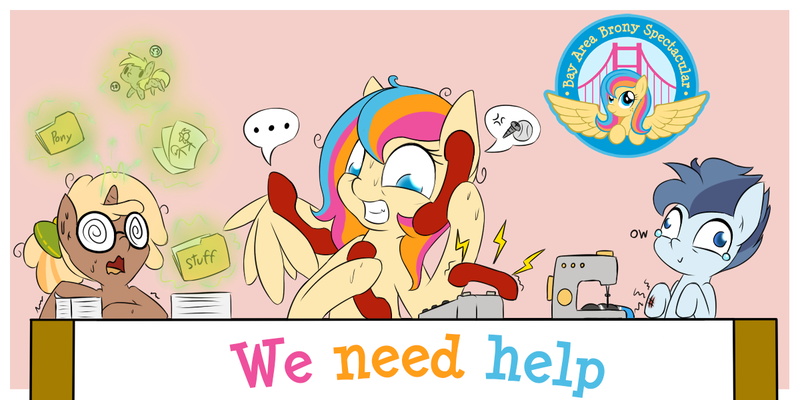 Size: 1200x600 | Tagged: safe, derpibooru import, oc, oc:copper chip, oc:golden gates, oc:silver span, babscon, babscon mascots, busy, image, png, telephone