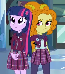 Size: 1280x1441 | Tagged: safe, artist:3d4d, derpibooru import, adagio dazzle, twilight sparkle, equestria girls, adagilight, clothes swap, female, image, jpeg, lesbian, shipping