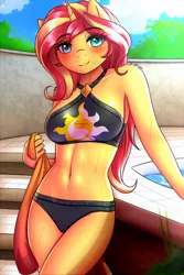 Size: 2000x3000 | Tagged: suggestive, alternate version, artist:twistedscarlett60, paywalled source, sunset shimmer, anthro, image, png