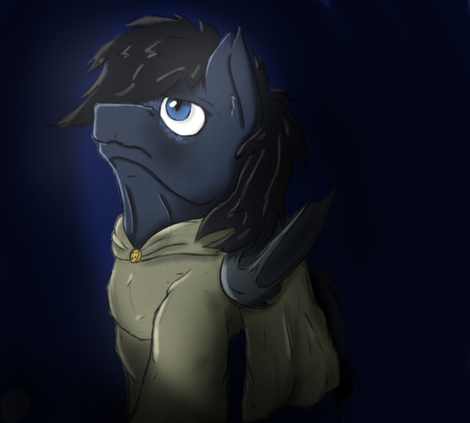 Size: 1144x1031 | Tagged: safe, artist:kage, derpibooru import, oc, unofficial characters only, bat pony, dark background, image, jpeg, looking up, solo