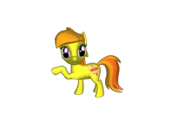 Size: 1200x900 | Tagged: safe, artist:mrbarney94, derpibooru import, noi, earth pony, pony, pony creator, 3d, 3d pony creator, female, filly, g1, g4, g4 style, hoof pointing, image, png, pointing, ponylumen, simple background, transparent background