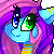 Size: 50x50 | Tagged: safe, artist:mediasmile666, derpibooru import, oc, unofficial characters only, pony, animated, blinking, bust, female, gif, image, mare, solo