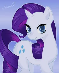 Size: 1662x2048 | Tagged: safe, artist:monako, rarity, pony, unicorn, female, image, jpeg, mare, signature, solo, wingding eyes