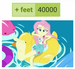 Size: 1275x1180 | Tagged: safe, derpibooru import, edit, edited screencap, screencap, derpibooru, equestria girls, 40000, feet, flutterfeet, image, jpeg, meta, milestone, solo, tags