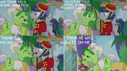 Size: 1280x720 | Tagged: safe, artist:quoterific, derpibooru import, auntie applesauce, grannies gone wild, my little pony 'n friends, the golden horseshoes, g1, golden horseshoes, image, png