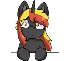 Size: 907x752 | Tagged: safe, artist:alex69vodka, derpibooru import, oc, oc:java, unofficial characters only, pony, unicorn, female, image, looking at you, png, simple background, sticker, surprised, transparent background