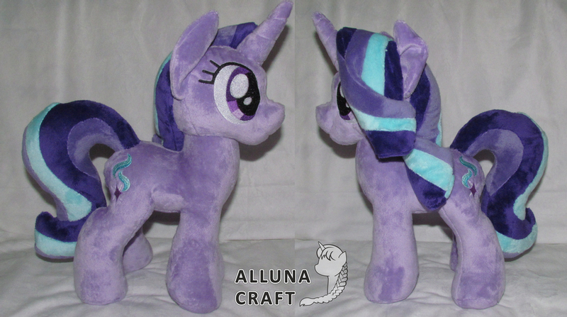 Size: 1024x572 | Tagged: safe, artist:allunacraft, derpibooru import, starlight glimmer, pony, image, irl, jpeg, photo, plushie, solo