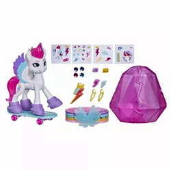 Size: 2000x2000 | Tagged: safe, derpibooru import, official, zipp storm, pegasus, pony, female, g5, image, jpeg, mare, skateboard, sticker, toy, wristband