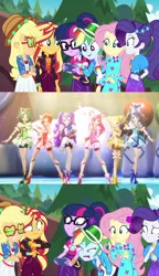 Size: 1617x2808 | Tagged: safe, derpibooru import, edit, applejack, fluttershy, rainbow dash, rarity, sci-twi, sunset shimmer, twilight sparkle, human, equestria girls, equestria girls series, festival filters, spoiler:eqg series (season 2), akimoto komachi, anime, cure aqua, cure dream, cure lemonade, cure mint, cure rouge, image, jpeg, kasugano urara, milky rose, mimino kurumi, minazuki karen, natsuki rin, pretty cure, yes precure 5 gogo, yumehara nozomi