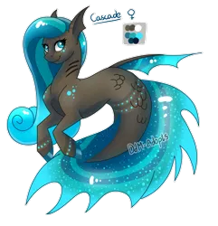 Size: 2405x2493 | Tagged: safe, artist:ddm-adopts, derpibooru import, oc, unofficial characters only, merpony, seapony (g4), auction, blue eyes, blue mane, dorsal fin, eyelashes, female, fish tail, flowing tail, image, png, simple background, smiling, solo, tail, transparent background