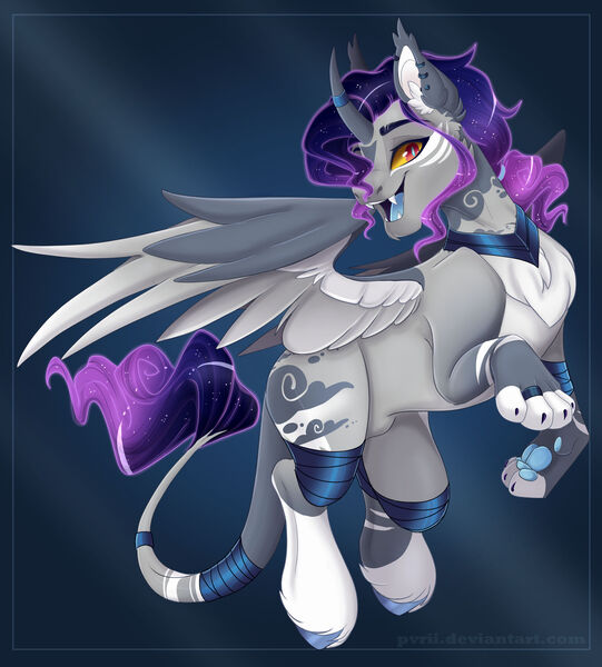 Size: 1920x2131 | Tagged: safe, artist:pvrii, derpibooru import, oc, oc:storm, alicorn, bat pony, bat pony alicorn, pony, bat wings, horn, image, jpeg, male, solo, stallion, wings