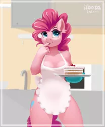 Size: 5000x6000 | Tagged: suggestive, alternate version, artist:iloota, pinkie pie, anthro, image, png