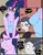 Size: 2550x3300 | Tagged: suggestive, artist:inuyuru, banned from derpibooru, derpibooru import, rumble, sci-twi, twilight sparkle, comic:taming the tutor, equestria girls, blushing, breasts, comic, dialogue, duo, duo male and female, image, lips, male, png, speech bubble, sweat