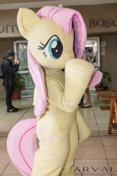 Size: 640x960 | Tagged: safe, artist:pupanicorn, derpibooru import, fluttershy, human, clothes, convention, cosplay, costume, fursuit, image, irl, irl human, jpeg, photo