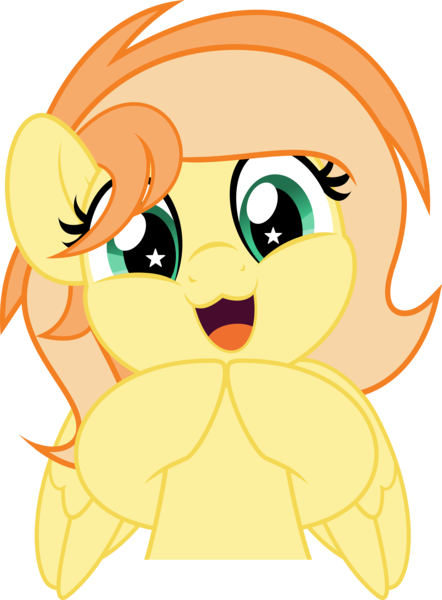 Size: 3687x5000 | Tagged: safe, artist:jhayarr23, derpibooru import, oc, oc:fruitlines, unofficial characters only, pegasus, pony, image, looking at you, png, smiling, smiling at you, solo