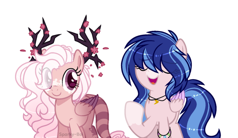 Size: 1280x743 | Tagged: safe, artist:sparky-boi, derpibooru import, oc, oc:sakura, unofficial characters only, hybrid, pegasus, pony, female, image, interspecies offspring, mare, offspring, parent:discord, parent:fluttershy, parents:discoshy, png, simple background, transparent background