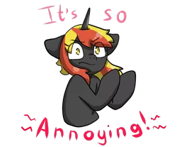 Size: 907x752 | Tagged: safe, artist:alex69vodka, derpibooru import, oc, oc:java, unofficial characters only, pony, unicorn, evil, female, grammar error, image, png, simple background, sticker, text, transparent background