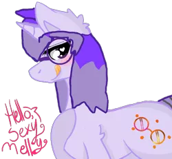 Size: 886x820 | Tagged: safe, artist:mellow91, artist:smashmelonbases, derpibooru import, oc, oc:glass sight, unofficial characters only, pony, unicorn, beautiful, blushing, cute, dialogue, female, flirting, glasses, heart eyes, hoof on chest, horn, image, looking at you, mare, ocbetes, p:, png, simple background, solo, text, tongue out, transparent background, unicorn oc, wingding eyes, word balloon