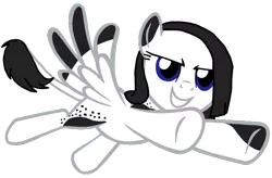Size: 1280x840 | Tagged: safe, artist:agdapl, derpibooru import, oc, unofficial characters only, pegasus, pony, base used, eyelashes, female, flying, grin, image, mare, pegasus oc, png, simple background, smiling, solo, transparent background, underhoof, wings