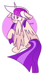 Size: 2344x3856 | Tagged: safe, artist:maiii-san, derpibooru import, oc, unofficial characters only, alicorn, pony, alicorn oc, ethereal mane, eyelashes, female, horn, image, mare, png, raised hoof, simple background, solo, starry mane, transparent background, wings