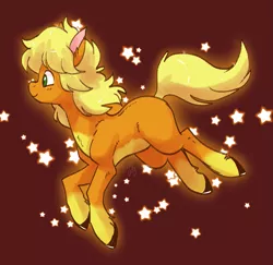 Size: 1347x1308 | Tagged: safe, artist:fizzy-dog, derpibooru import, horse, pony, barely pony related, colt, cute, ico, ico el caballito valiente, ico the brave little horse, image, male, png, smiling, solo, stars, starssmiling