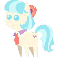 Size: 512x512 | Tagged: safe, derpibooru import, coco pommel, earth pony, pony, .svg available, emoji, female, image, mare, png, pointy ponies, simple background, solo, trace, transparent background, vector