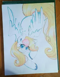 Size: 996x1280 | Tagged: safe, artist:inkie-heart, derpibooru import, oc, oc:inkie heart, pegasus, pony, image, jpeg, solo