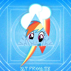 Size: 2400x2400 | Tagged: safe, artist:wooshy, derpibooru import, rainbow dash, pegasus, abstract background, bust, cutie mark, earth wind & fire, image, png, portrait