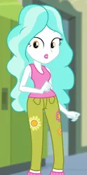 Size: 301x608 | Tagged: safe, derpibooru import, screencap, paisley, equestria girls, equestria girls series, holidays unwrapped, spoiler:eqg series (season 2), cropped, image, o come all ye squashful, png, solo