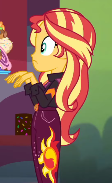 Size: 371x607 | Tagged: safe, derpibooru import, screencap, sunset shimmer, equestria girls, equestria girls series, wake up!, spoiler:eqg series (season 2), cropped, image, png, solo
