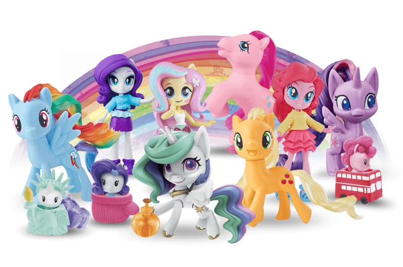Size: 1400x930 | Tagged: safe, derpibooru import, official, applejack, fluttershy, pinkie pie, princess celestia, rainbow dash, rarity, twilight sparkle, twilight sparkle (alicorn), alicorn, earth pony, human, pegasus, pony, equestria girls, my little pony: pony life, bottle, bus, clothes, cutie mark crew, g1, g4, generation leap, glitter, image, looking at you, mane six, merchandise, png, rainbow, self ponidox, simple background, statue of liberty, toy, transparent background