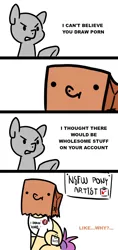 Size: 800x1700 | Tagged: safe, artist:paperbagpony, derpibooru import, oc, oc:paper bag, anonymous, comic, derpibooru exclusive, image, png