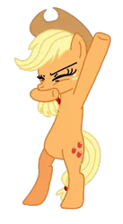 Size: 603x1098 | Tagged: safe, artist:lsalusky, derpibooru import, applejack, beatboxing, image, png