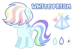 Size: 1596x1080 | Tagged: safe, artist:jvartes6112, derpibooru import, oc, unofficial characters only, pegasus, pony, colt, hair over eyes, image, male, multicolored hair, offspring, parent:rainbow dash, parent:soarin', parents:soarindash, pegasus oc, png, rainbow hair, reference sheet, simple background, solo, transparent background, wings