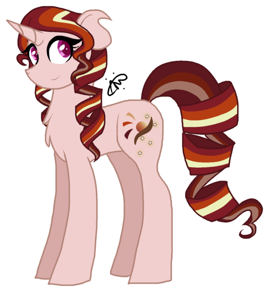 Size: 1325x1441 | Tagged: safe, artist:gallantserver, derpibooru import, oc, oc:daylight savings, pony, unicorn, female, image, magical lesbian spawn, mare, offspring, parent:starlight glimmer, parent:sunset shimmer, parents:shimmerglimmer, png, simple background, solo, transparent background