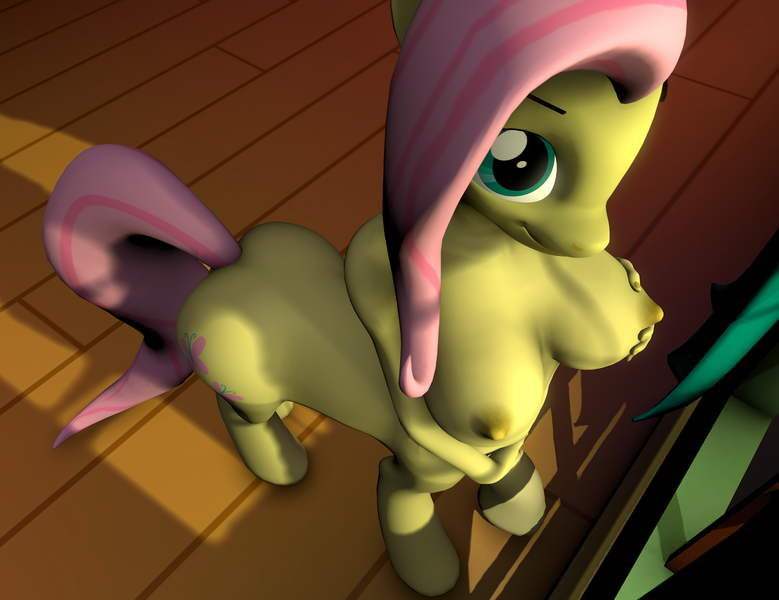 Size: 3738x2880 | Tagged: questionable, alternate version, artist:olkategrin, derpibooru import, fluttershy, anthro, centaur, pegasus, pony, 3d, anatomically incorrect, anthro centaur, big breasts, big nipples, breast fondling, breast grab, breasts, busty fluttershy, butt, centaurified, centaurshy, cutie mark, digital art, female, female focus, fluttershy's cottage, grope, hand on breasts, hooves, image, inside, looking at you, looking up, looking up at you, nipples, no wing, nudity, perky breasts, pink hair, pink mane, png, presenting, raised hoof, room, shadow, smiling, smiling at you, solo, solo female, solo focus, source filmmaker, species swap, tail, window, wingless, wingless anthro, yellow fur
