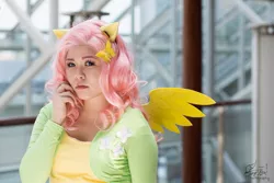 Size: 960x640 | Tagged: safe, artist:striderian, derpibooru import, fluttershy, human, clothes, cosplay, costume, image, irl, irl human, jpeg, otakon, otakon 2014, photo, solo