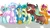 Size: 1600x900 | Tagged: safe, artist:jbond, derpibooru import, gallus, ocellus, sandbar, silverstream, smolder, yona, changeling, dragon, earth pony, gryphon, hippogriff, pony, yak, biting, dragoness, ear bite, eyes closed, female, gallstream, gallus gets all the creatures, grooming, image, licking, male, massage, missing accessory, nuzzling, png, preening, shipping, straight, student six, tongue out, yonabar