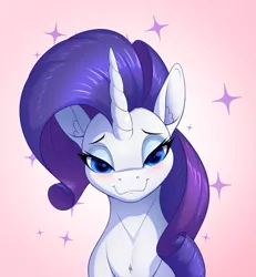 Size: 1769x1911 | Tagged: safe, artist:aquaticvibes, derpibooru import, rarity, pony, unicorn, atg 2021, blushing, ear fluff, image, looking at you, newbie artist training grounds, png